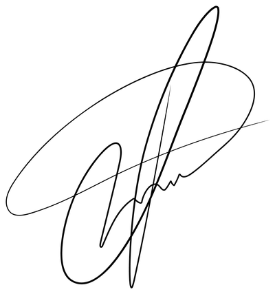 Signature of Chef Filipe Vaz